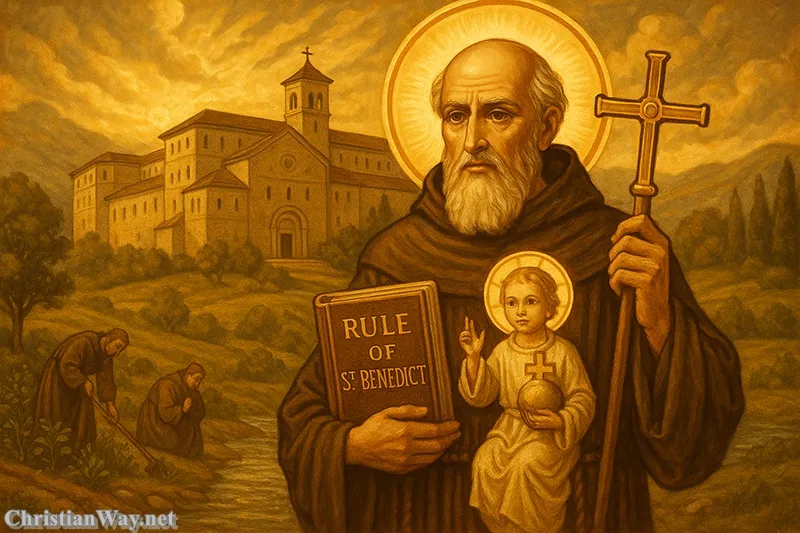 Saint Benedict of Nursia: Father of Western Monasticism and Master of the Rule of Life
