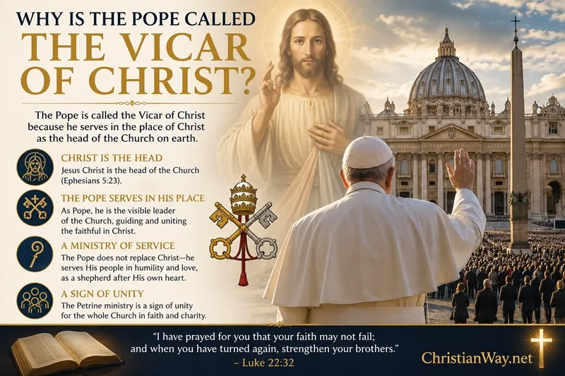 Why Is the Pope Called the Vicar of Christ? A Ministry of Service, Unity, and Faith