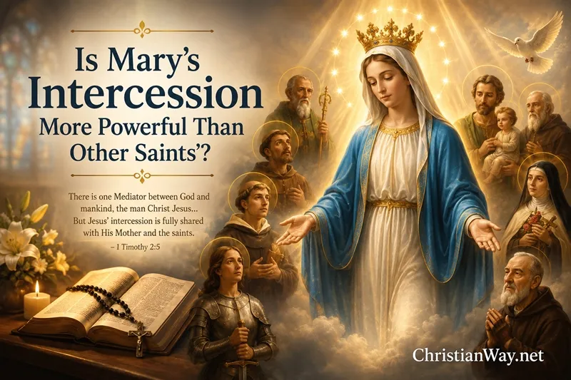 Is Mary’s Intercession More Powerful Than Other Saints’?